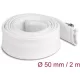 Delock Befont karmantyú zipzáras szorítóval hőállóság egészen 2 m x 50 mm-es fehér