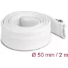 Delock Befont karmantyú zipzáras szorítóval hőállóság egészen 2 m x 50 mm-es fehér