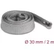 Delock Befont karmantyú zipzáras szorítóval hőállóság egészen 2 m x 30 mm-es szürke
