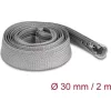 Delock Befont karmantyú zipzáras szorítóval hőállóság egészen 2 m x 30 mm-es szürke
