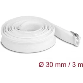   Delock Befont karmantyú zipzáras szorítóval hőállóság egészen 3 m x 30 mm-es fehér