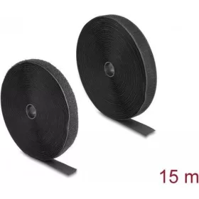 Delock Nagy teherbírású szalag Hx 15 m x Sz 25 mm, fekete