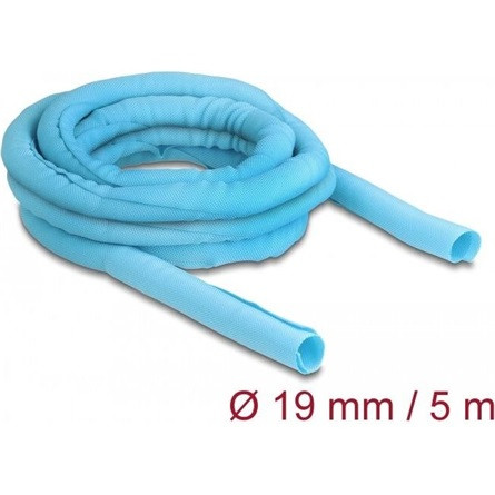Delock Szőtt önzáródó karmantyú hőállóság egészen 5 m x 19 mm-es, kék