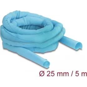   Delock Szőtt önzáródó karmantyú hőállóság egészen 5 m x 25 mm-es, kék