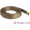 Delock Barna fonott öv bazalt szálakból 2 m x 15 mm