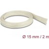 Delock Fonott öv nomex szálakból 2 m x 15 mm fehér