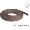 Delock fonott hüvely rágcsálóálló, nyújtható 5m x 6mm barna