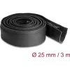 Delock Kábelbújtató neoprén hajlékony zipzárral 3 m x 100 mm fekete színű