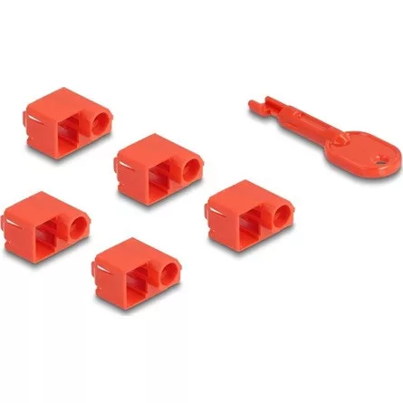 Delock RJ45 port blokkoló szett RJ45 apához 10 db.-os