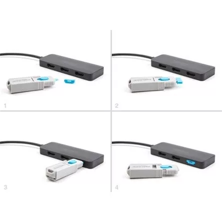 Delock 10 db. port blokkoló HDMI anya portokhoz