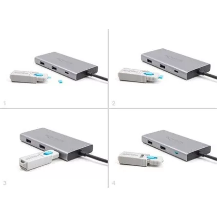 Delock 10 db. port blokkoló USB Type-C  anya portokhoz