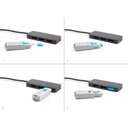 Delock 10 db. port blokkoló DisplayPort anya portokhoz