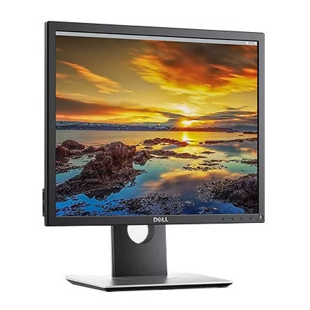 DELL SNP DELL LCD Monitor 19" P1917S, 5:4, 1280x1024, 1000:1, 250cd, 8ms, DVI-D, DP, VGA, 4xUSB, fekete