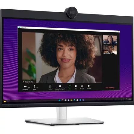 Dell P2724DEB Video Conferencing 27" IPS LED monitor fekete-ezüst (webcam: 4MP)
