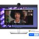Dell P2424HEB Video Conferencing 23.8" IPS LED monitor fekete-ezüst (webcam: 4MP; USB-C: 90W)