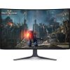 Dell Alienware AW3225QF 31.6" ívelt Quantum Dot OLED gaming monitor fekete-fehér 240Hz G-Sync