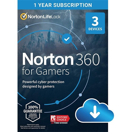 Norton SW Norton 360 Gamer - 21418946 - 50GB HU 1 felhasználó, 3 eszköz/1 év, dobozos