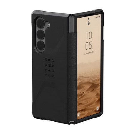 Uag Samsung Z Fold6 UAG CIVILIAN defender szilikon telefonvédő erős ütésállóság FEKETE