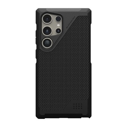 Uag Samsung S25 Ultra UAG METROPOLIS LT szilikon telefonvédő erős ütésállóság, szőtt minta, FEKETE