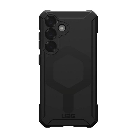Uag Samsung S25 UAG ESSENTIAL szilikon telefonvédő erős ütésállóság, MagSafe, FEKETE
