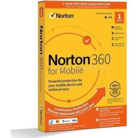   Norton SW Norton 360 Mobile - 21459990 - HU 1 felhasználó, 1 eszköz/1 év, dobozos