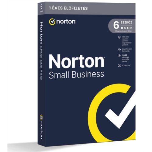 NORTON SW Norton Small Business 2.0 - 21463579 - 250GB HU 1 felhasználó, 6 eszköz / 1 év, dobozos