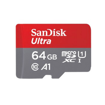 SANDISK MICROSD ULTRA® ANDROID KÁRTYA 64GB, 140MB/s,  A1, Class 10, UHS-I