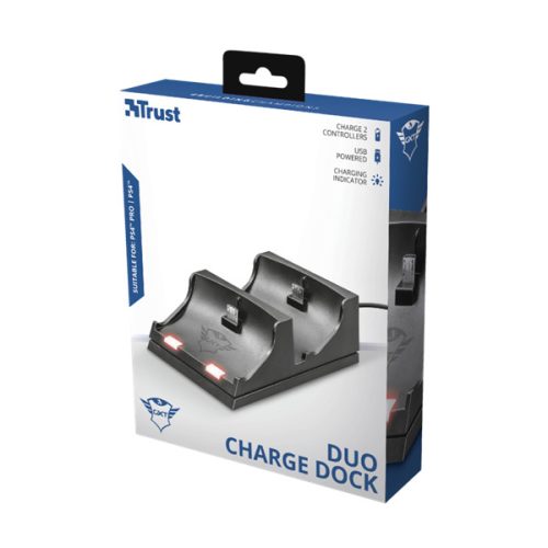 TRUST Duo dokkoló PS4-hez 21681 (GXT 235 Duo Charging Dock for PS4)