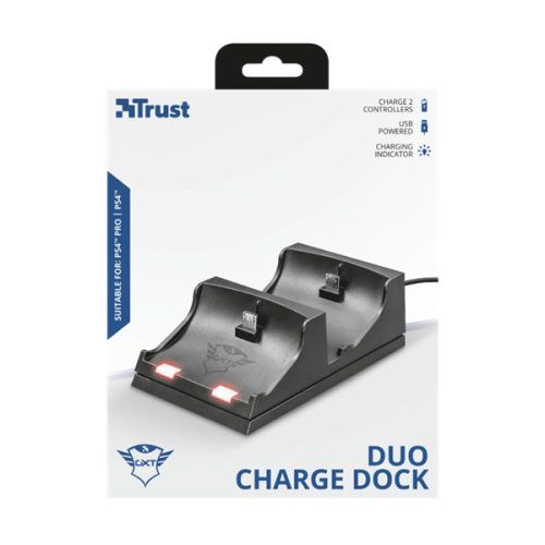 TRUST Duo dokkoló PS4-hez 21681 (GXT 235 Duo Charging Dock for PS4)