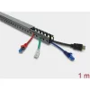 Delock Huzalozási csatorna 30 x 30 mm - hosszúsága 1 m szürke