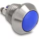 Delock nyomógomb beszereléshez, 12 mm, kék