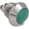 Delock Nyomógomb installáláshoz 12 mm 2 db. csavaros kapocs zöld