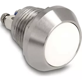   Delock Nyomógomb installáláshoz 12 mm 2 db. csavaros kapocs fehér