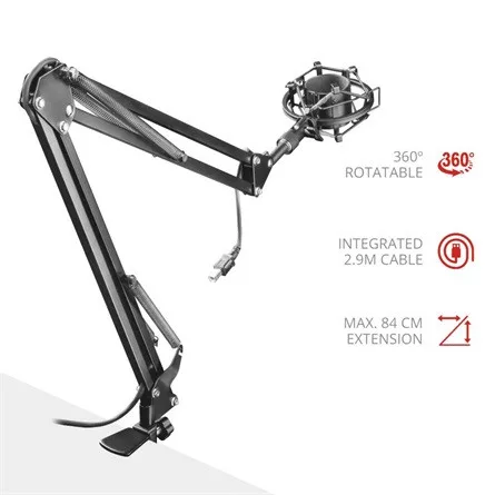 Trust GXT 253 mikrofon tartó