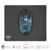 Trust GXT 783 Izza optikai USB gaming egér + egérpad (245x210x3mm) fekete