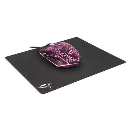 Trust GXT 783 Izza optikai USB gaming egér + egérpad (245x210x3mm) fekete