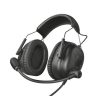 Trust GXT 444 Wayman Pro gaming fejhallgató headset fekete