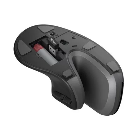 Trust Verro Ergonomic vezeték nélküli optikai egér fekete