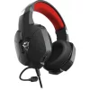 Trust GXT 323 Carus gaming fejhallgató headset fekete-piros