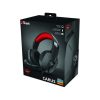 Trust GXT 323 Carus gaming fejhallgató headset fekete-piros