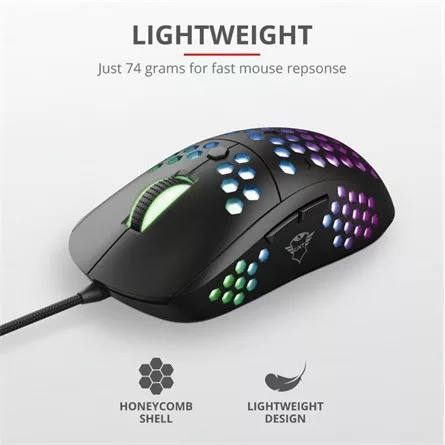 Trust GXT 960 Graphin USB optikai gaming egér fekete