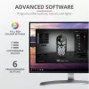 Trust GXT 960 Graphin USB optikai gaming egér fekete
