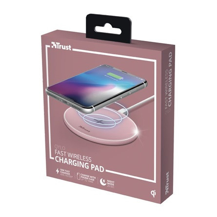 Trust Qylo Fast 10W telefon vezeték nélküli töltő adapter (Qi 1.2.4)