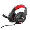 Trust GXT 448 Nixxo Illuminated gaming fejhallgató headset fekete-piros