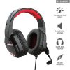 Trust GXT 448 Nixxo Illuminated gaming fejhallgató headset fekete-piros