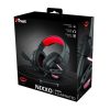 Trust GXT 448 Nixxo Illuminated gaming fejhallgató headset fekete-piros