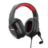 Trust GXT 448 Nixxo Illuminated gaming fejhallgató headset fekete-piros