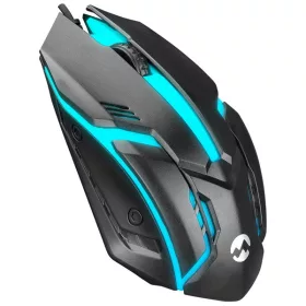   Everest Gamer Egér - SM-G62  (1000 DPI, 3 gomb, 1,35m kábel, optikai, fekete, RGB LED)