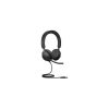 Jabra Evolve2 40 SE UC Stereo fejhallgató headset fekete