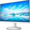 PHILIPS IPS monitor 23.8" 241V8AW, 1920x1080, 16:9, 250cd/m2, 4ms, VGA/HDMI, hangszóró, fehér